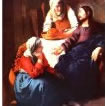Martha learning at the feet of Jesus